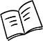 Icon of a an open book