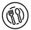 Icon of a dinner plate