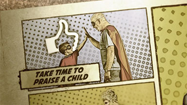 Take time to praise a child poster image